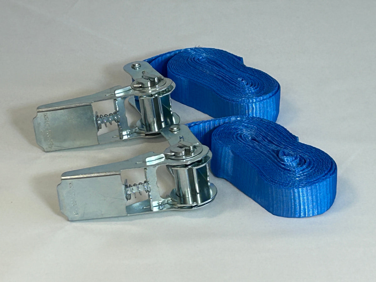 Spanngurt 25mm in 4,0m mit Ratsche, 2er Set, 800daN in der Umreifung