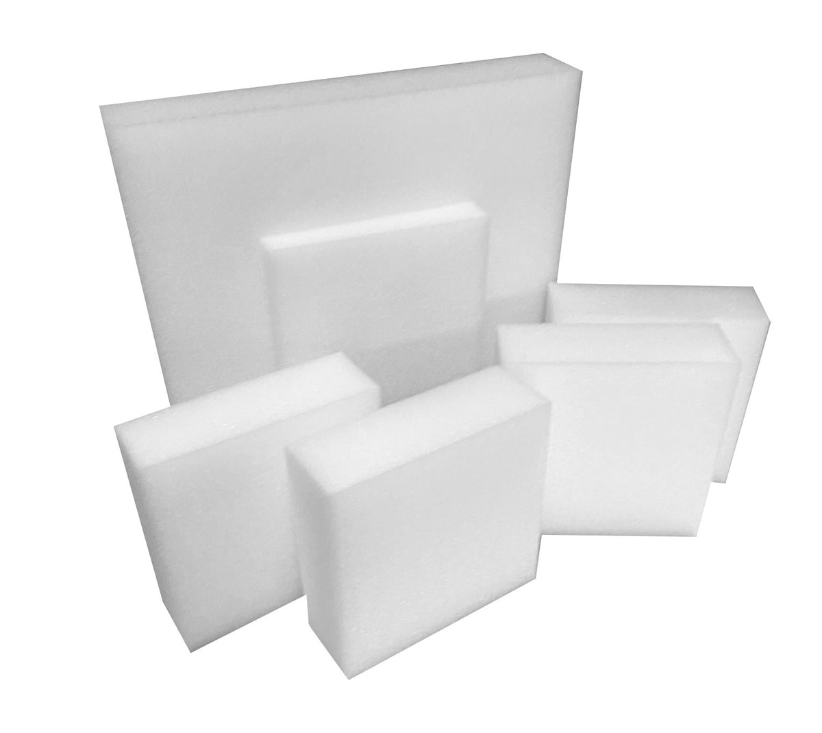 Zielscheibe.info archery soft foam target 60x60x20 cm mit Wechselkern 30x30x20cm