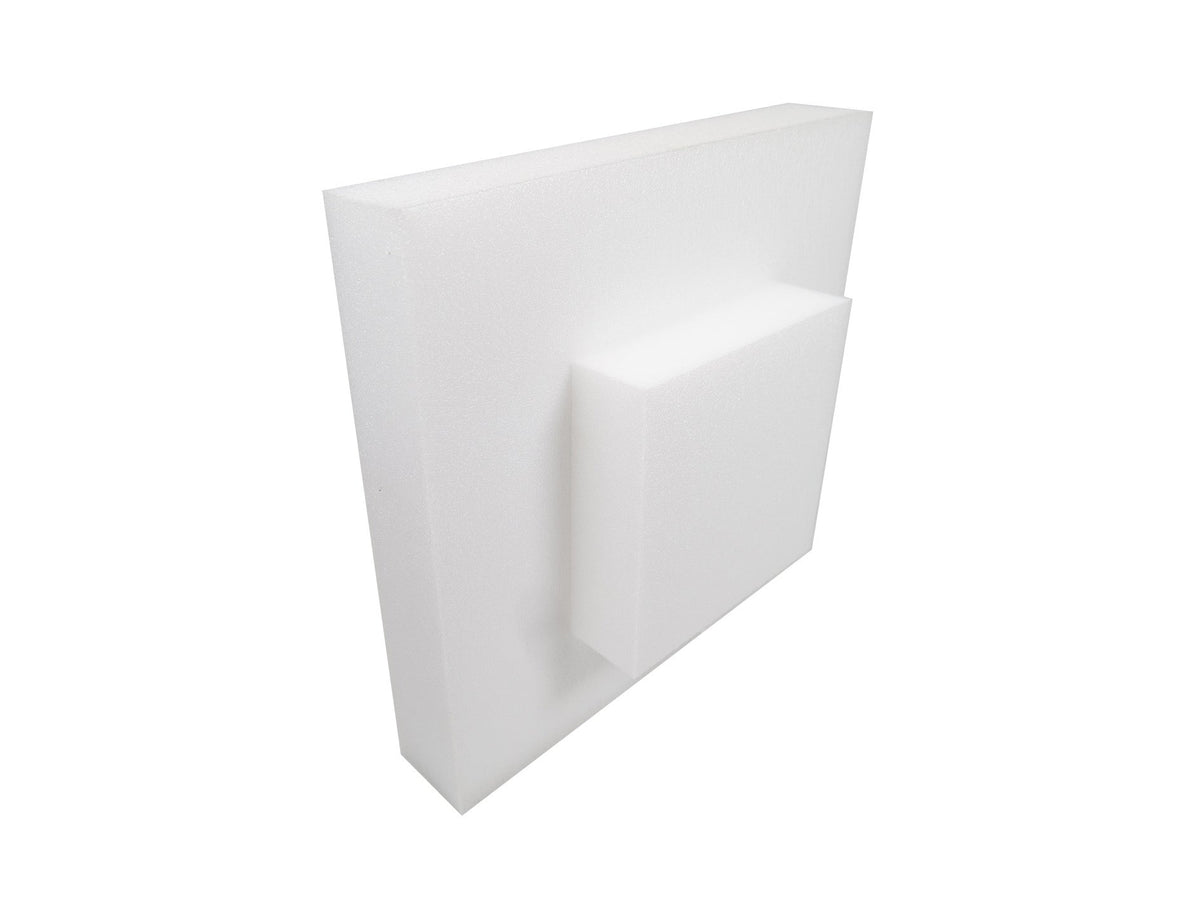 Zielscheibe.info archery soft foam target 60x60x10 cm mit Wechselkern 30x30x10cm