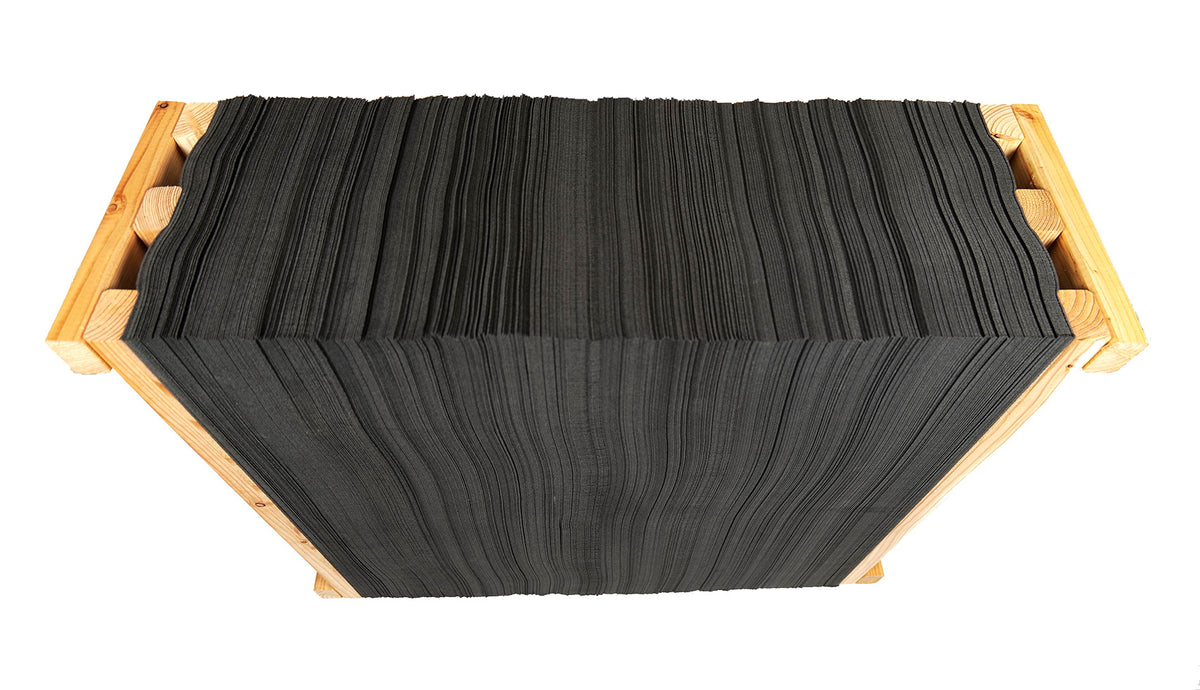 Lamellierte Zielscheibe mit Gewindestange in 100x100x30 cm